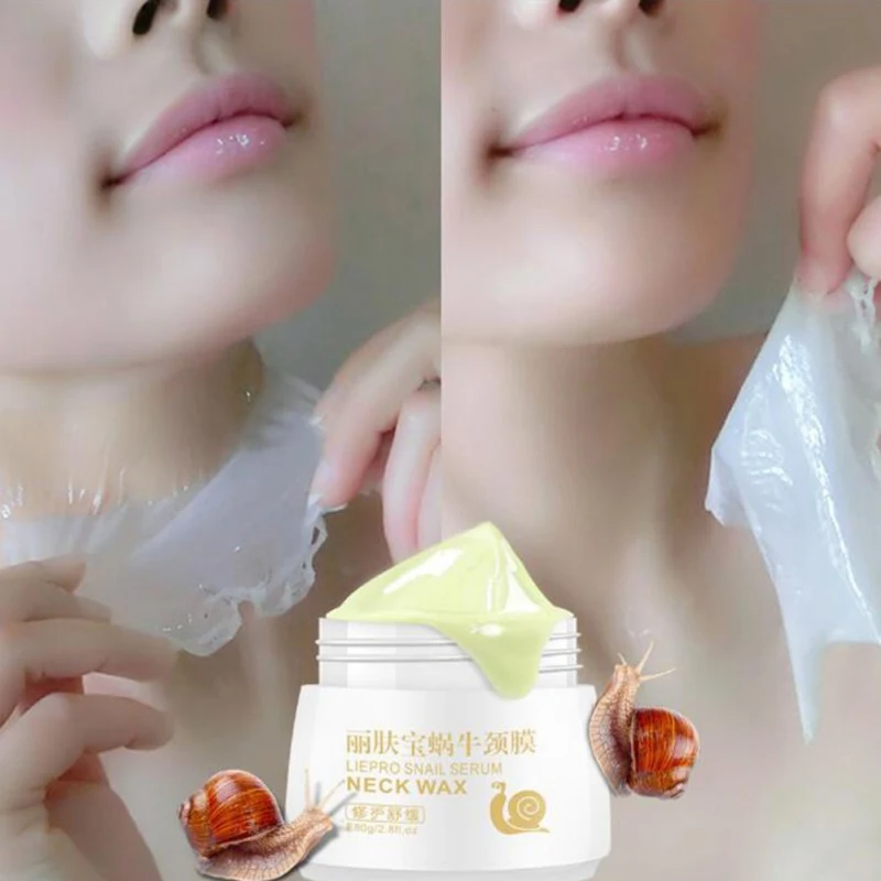 Улиточный жидкий крем для шеи отбеливающий лифтинг против морщин Укрепляющий