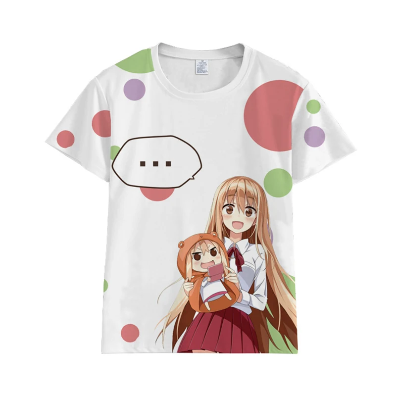 Гимуто! Футболка Umaru chan Doma с 3D принтом и круглым вырезом карнавальный костюм | Костюмы аниме -4000066586430