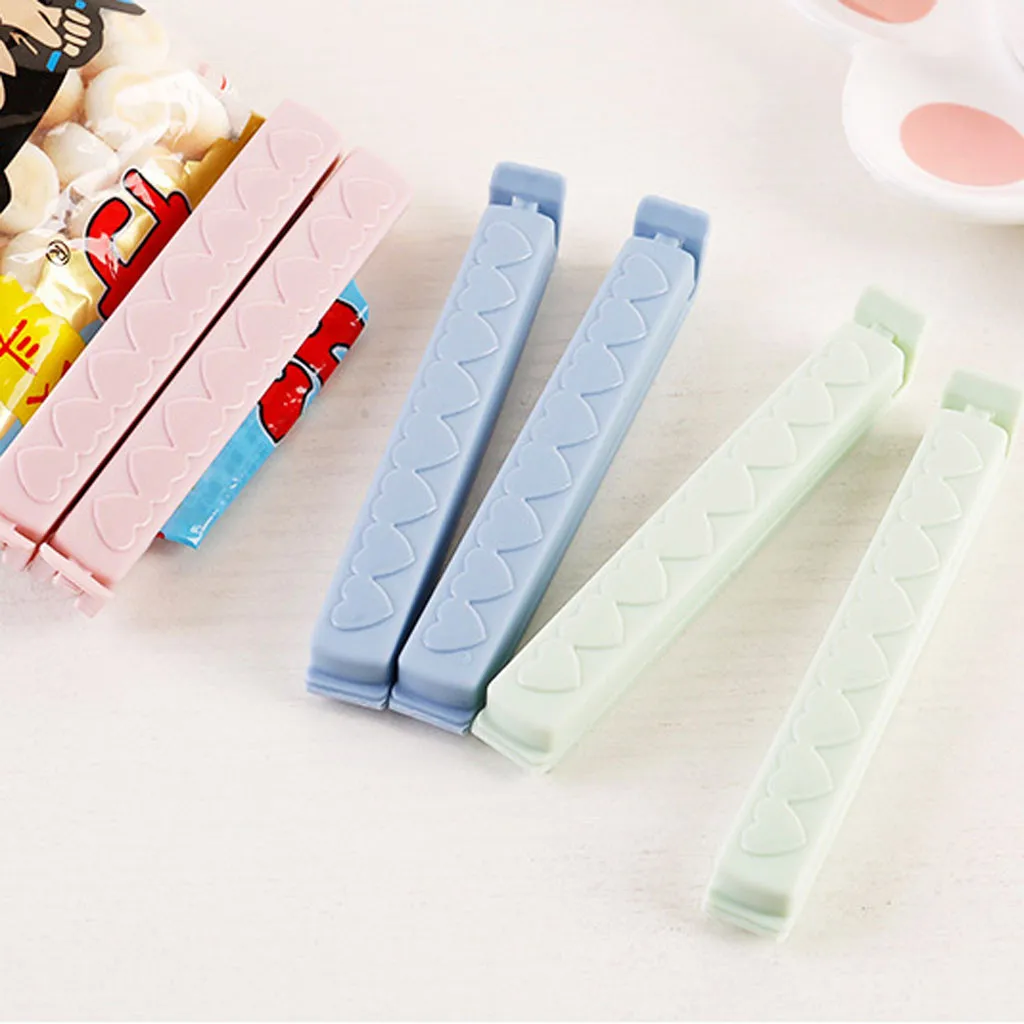 5 шт./упак. многоразовые Еда запаиватель пакетов зажимы для хранения в Кухня