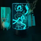 3D ночной Светильник будильник цоколь светильник Delineascope красочные YuYu Hakusho 3D лампа мимолетные тени для костюмированной вечеринки по японскому аниме проектор