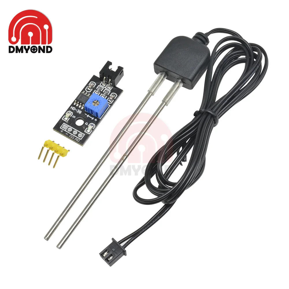 

Soil Moisture Sensor and Soil Detector Module Soil Moisture Test Soil Humidity Test Corrosion Resistance Probe For Arduino