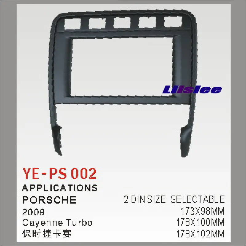 

Car Refitting Frame Panel For Porsche Cayenne Turbo 2009 ABS Fascia Kits 2 Din DVD GPS Stereo Android Head Unit