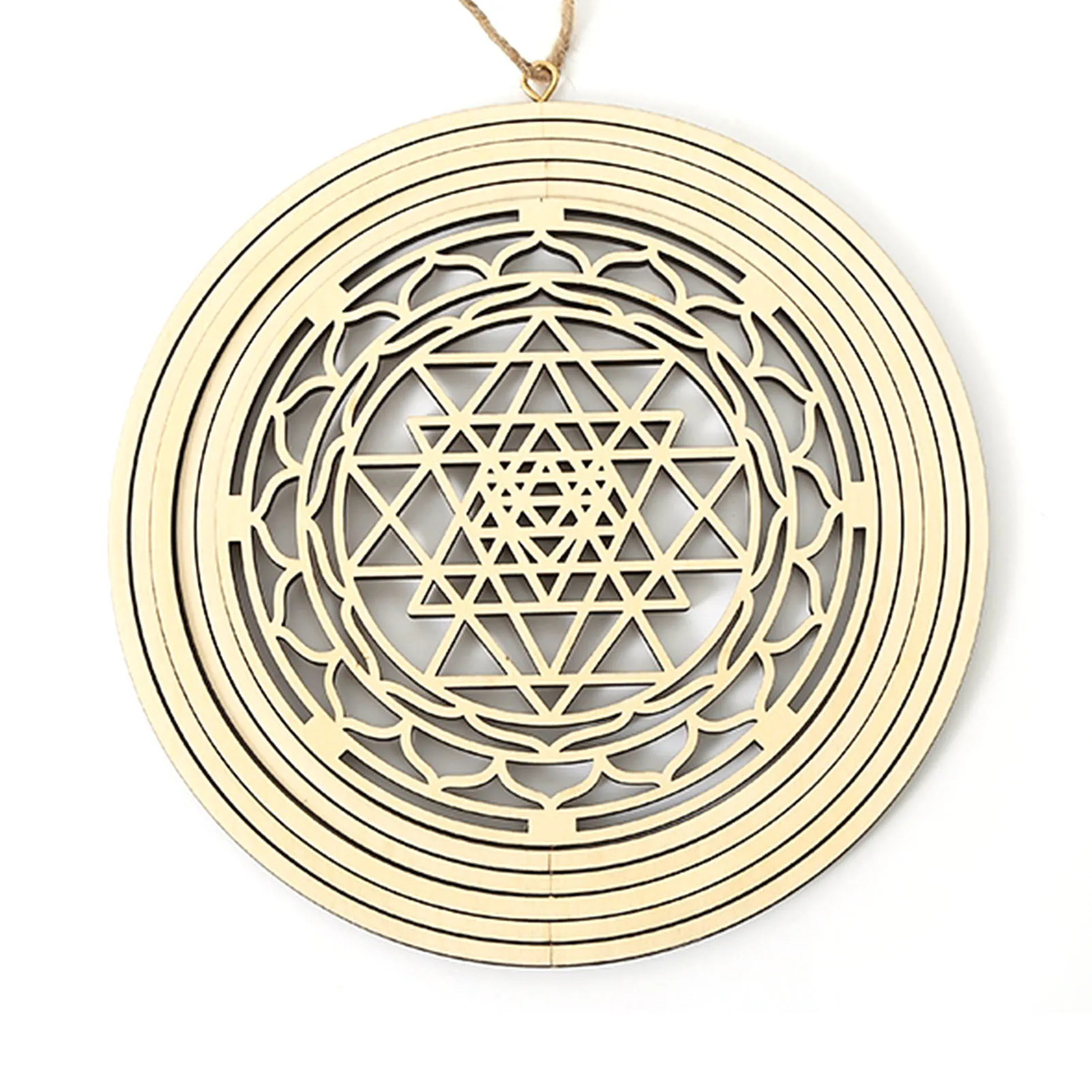 

Деревянный ветряной Спиннер, домашний декор, настенный художественный узор, медитация, декоративные деревянные чипсы, украшения для сада, п...