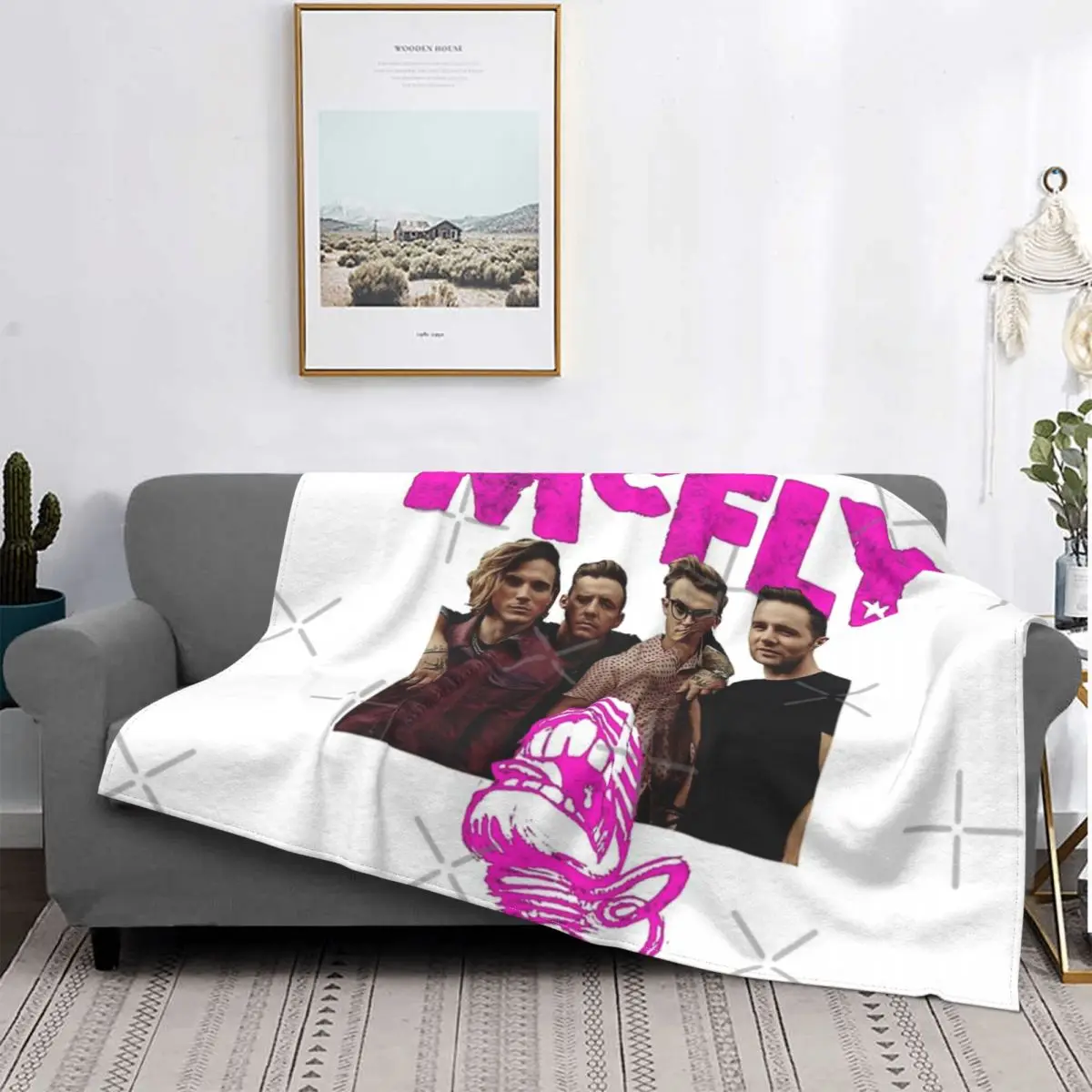 

Mcfly-Manta a cuadros para cama y sofada, manta ponderada para playa, 2019