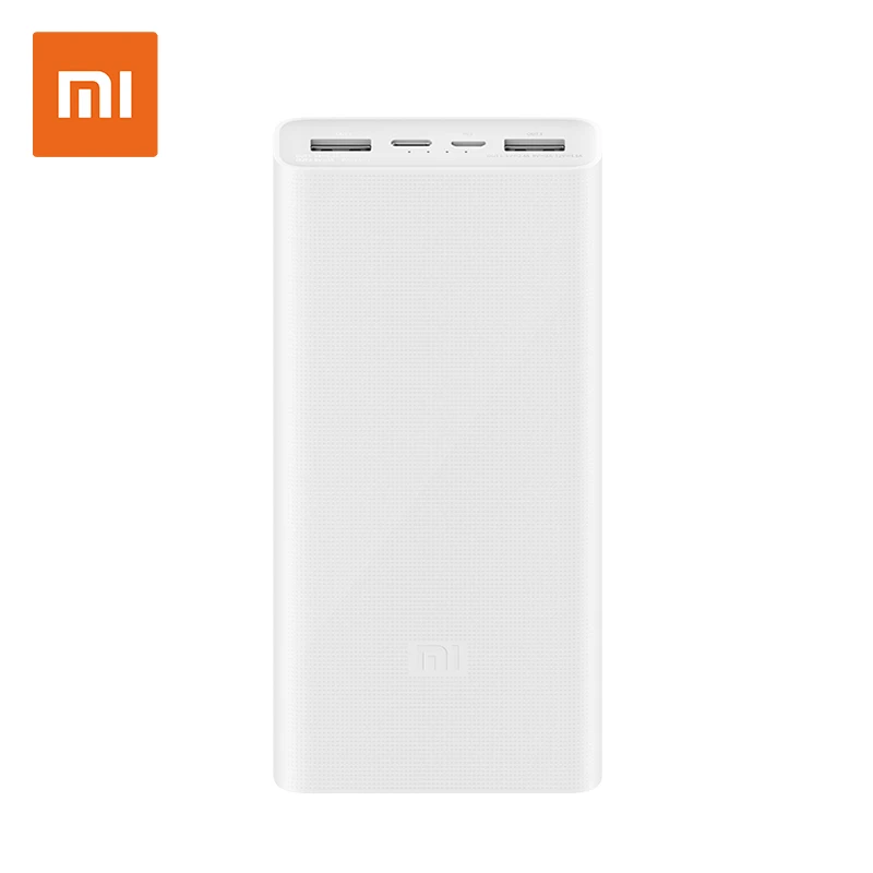 Xiaomi power bank 20000 мАч 2C повербанк внешний аккумулятор с двойным USB выходом|external