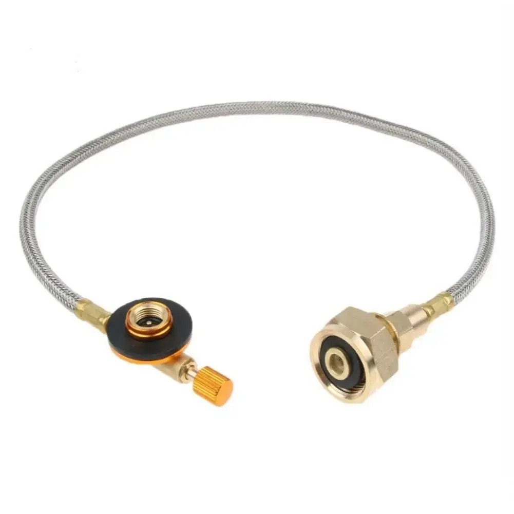 Braided Hose Outdoor Gas Stove Burner Adapter Valve Camping Cooking Furnace Connector Tank Equipment New Type | Спорт и развлечения