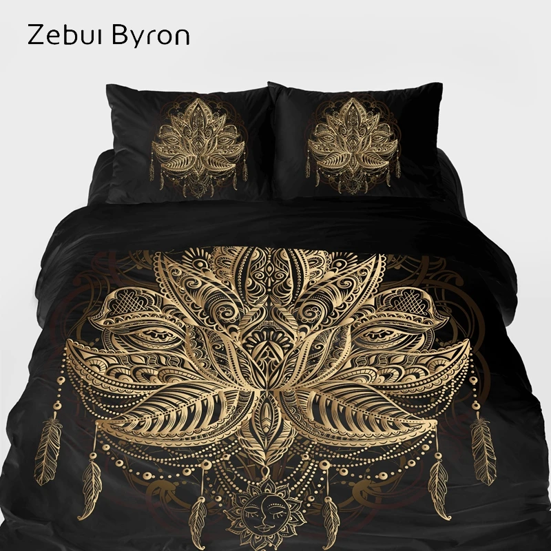 Комплекты постельного белья 3D HD комплект с пододеяльником размер King/Queen/по