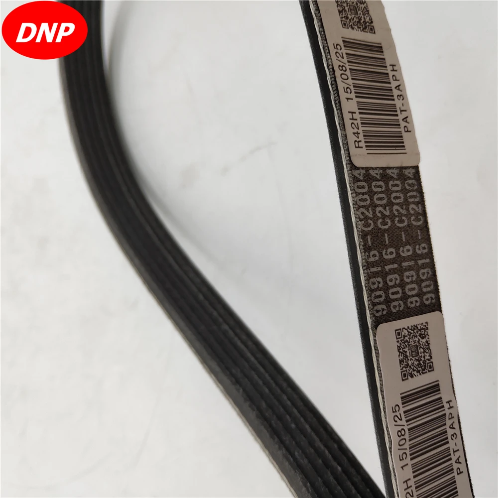 Ремень вентилятора DNP V Fan подходит для TOYOTA YARiS Vios 90916 C2004 6PK1150|Ремни шкивы и скобы| |