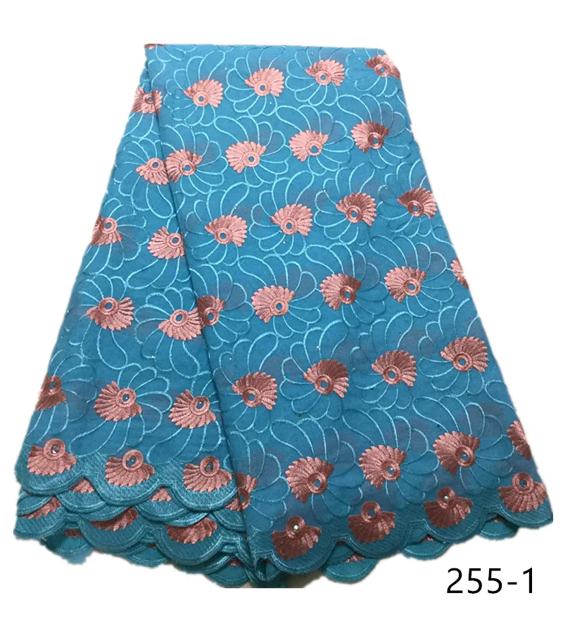 

2019 Latest Design Swiss Voile Fabrics African Lace Fabric For Asoebi Rhinestones Nigerian Latest Lace Fabric 255