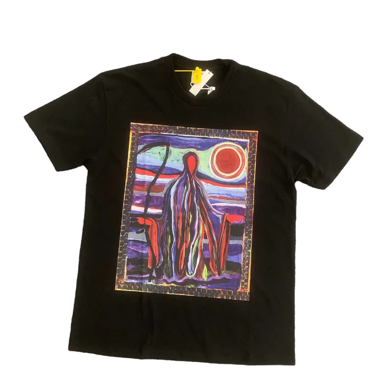 

Supreme 19SS Reaper Tee Artist Oil Painting Reaper Pure Cotton Short Sleeve Men's and Women's T-shirt TEE