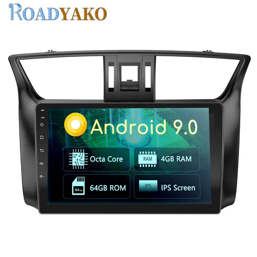 

10.1'' Android Car Frame For Nissan Sylphy Sentra Pulsar 2012-2016 Stereo Auto Car Radio GPS Navigation Multimedia player 2 Din