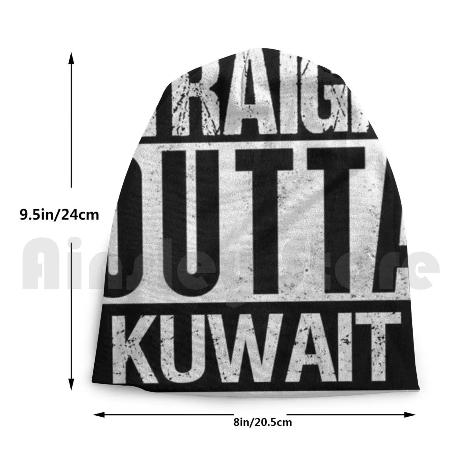 

Straight Outta Kuwait Beanies Knit Hat Hip Hop Straight Outta Straight Outta Kuwait Country High Gangster