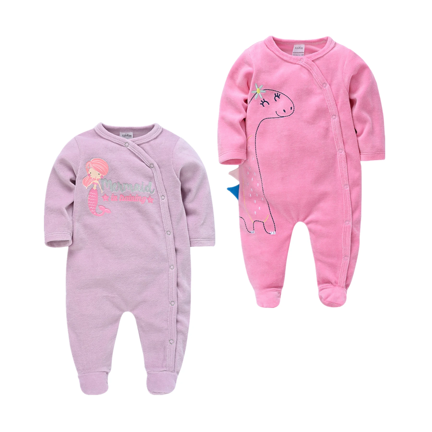 

roupas bebe de Velvet Warm Newborn Baby Rompers Jumpsuit Infant Clothing Autumn Toddler Baby Clothes Winter Cartoon Baby Onesies