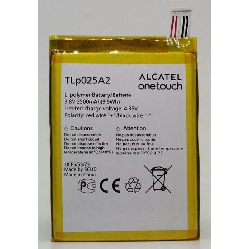Аккумулятор для Alcatel OneTouch 6043D Idol X+/6040/8008D TLp025A2 / TLp025A1|Аккумуляторы мобильных