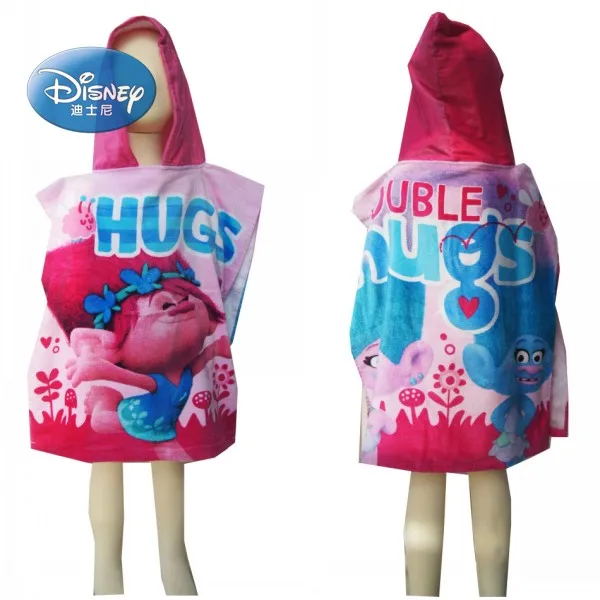 Дисней Моана мультфильм с капюшоном Ванна/пляжное полотенце для малышей Минни