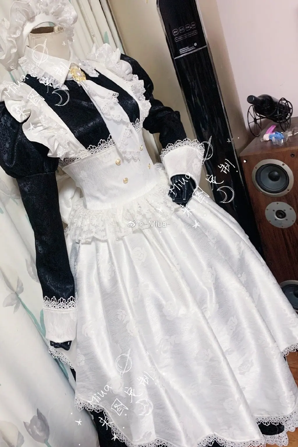 Униформа британской горничной аниме чудо Никки Тереза послеобеденный чай милый