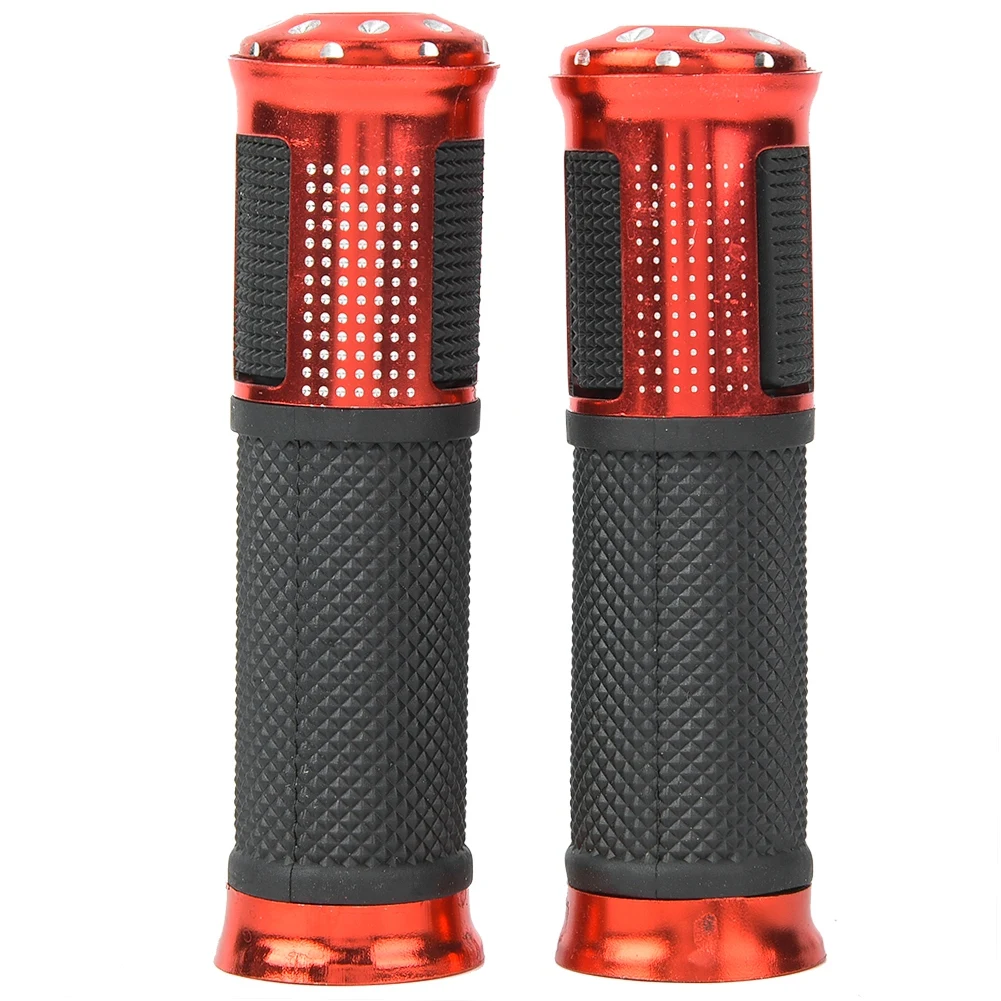 

Stylish Alloy Anti-skid Motorcycle Handlebar Hand Grips Modification Accessory 4 Color (Left & Right)