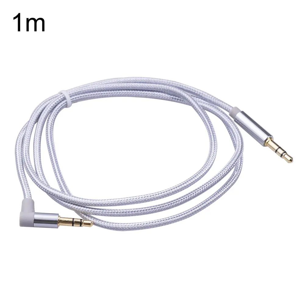 

3.5 mm Audio Cable 1/2/3M Nylon Braid Car Amplifier Aux Cord For Car Phone Tablet Headset Louder Audio Extension Cable