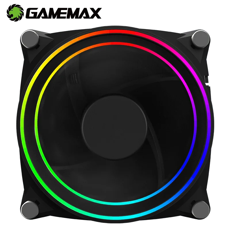 Гейммакс планшетофон для компьютера RGB вентилятор 120 мм очень регулируемый с