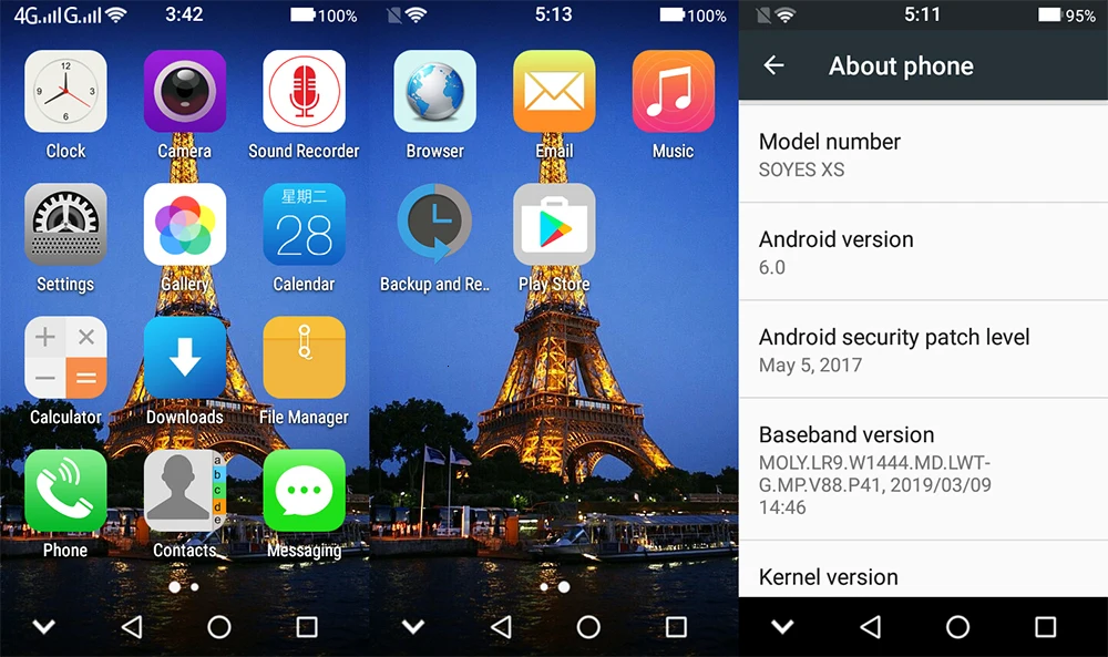 SOYES XS 3," маленький Маленький разблокированный Супер Мини android смартфон android 6,0 4G мобильный телефон 2 Гб+ 16 Гб четырехъядерный смартфон