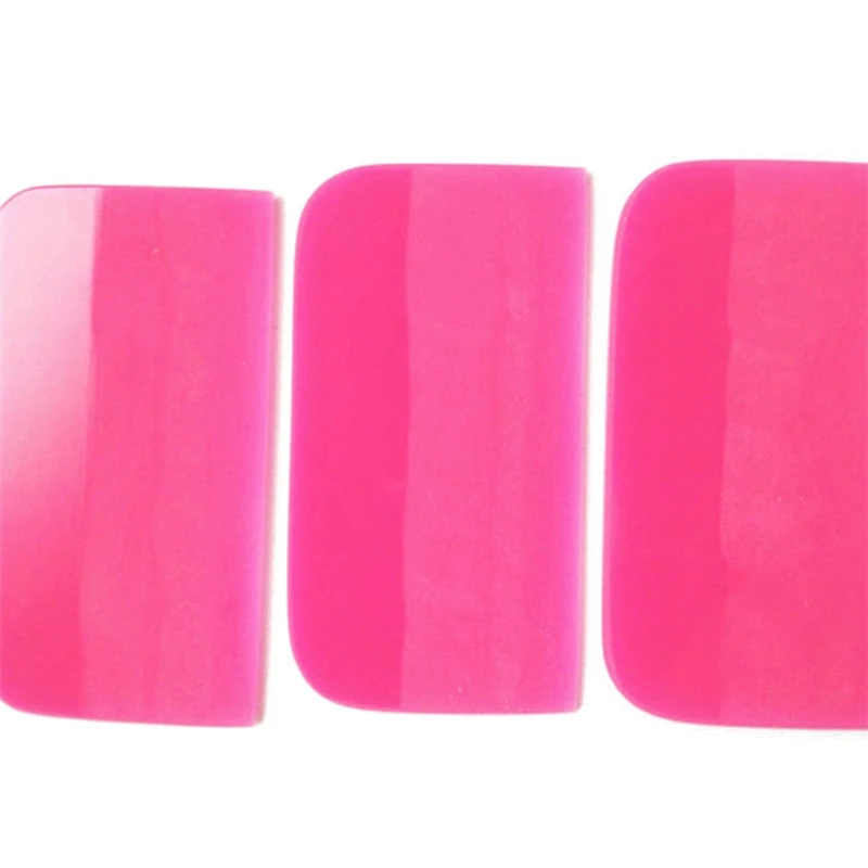 

10*55cm Pink Scraper Soft Rubber Squeegee Tint Tools Glass Water Wiper Car Styling Sticker Accessories Window Film Card Squeegee