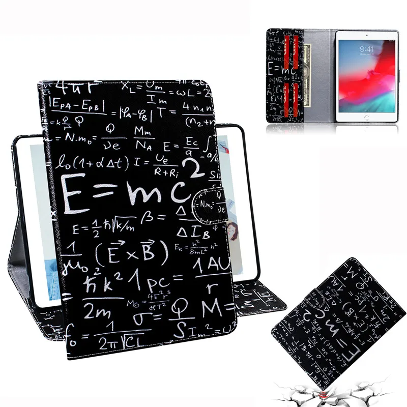 Чехол для iPad Mini 1 2 3 4 5 7 9 дюймов чехол с откидной крышкой кожаный чехол-книжка