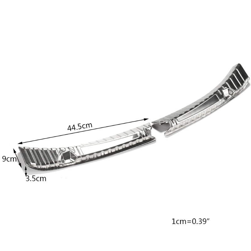 2 шт. Нержавеющая сталь багажник внутренний предохранитель автомобиля