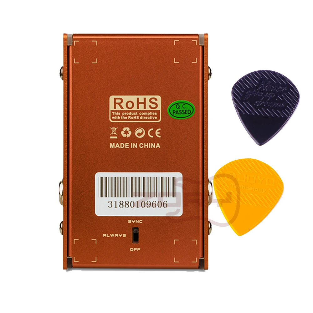 JOYO R-04 ZIP AMP Overdrive Effect Pedal for Passionate Rocker With True Bypass Guitar Bass Accessories | Спорт и развлечения