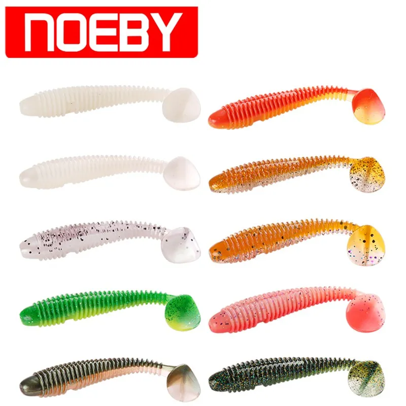 

Noeby мягкие приманки 4pcs8.5g /95 мм, 5pcs1 3g/120 мм мягкие приманки для ловли рыбы, Souple блесны искуственные паллет Para песка Карп рыболовные снасти вобл...
