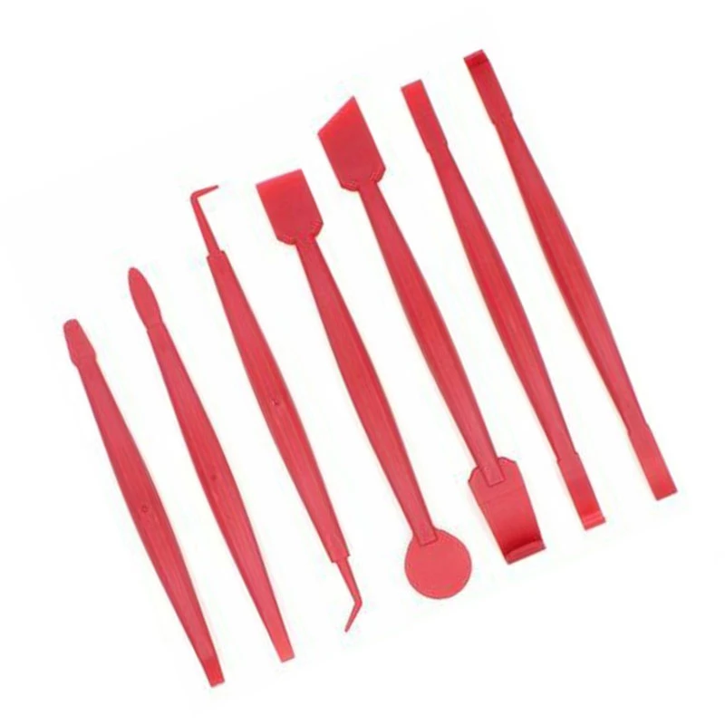 

7Pcs Car Tools Car Sticker Film Scraper Kit Auto Felt Squeegee Scraper Set Knife