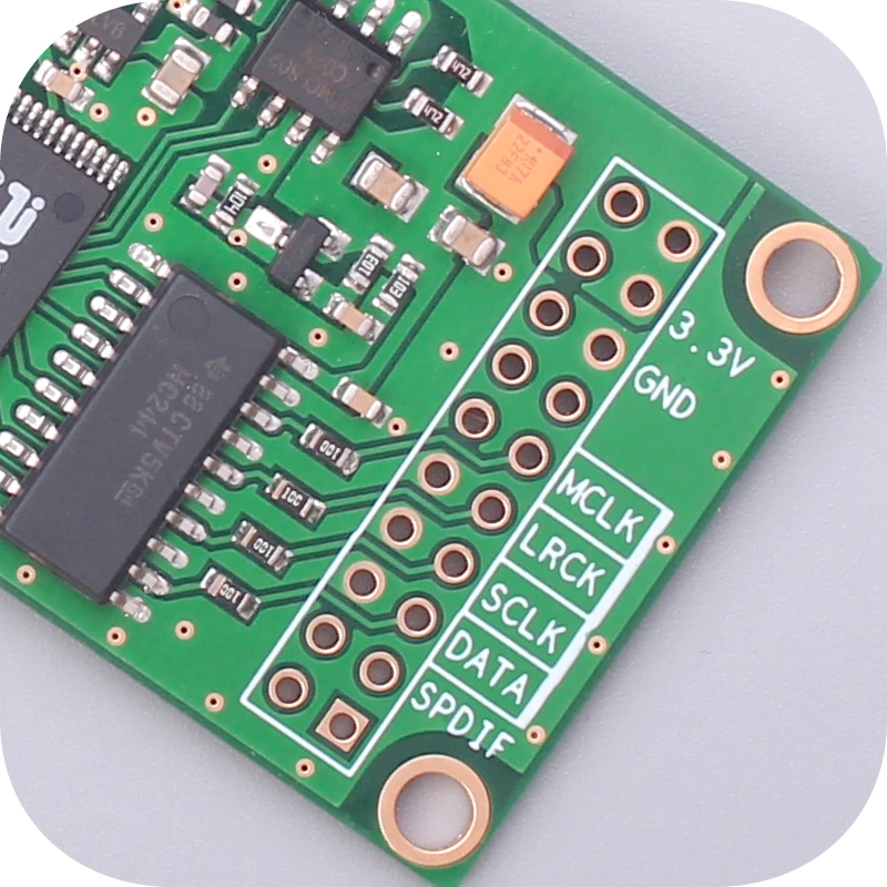 

CM6631A USB to I2S Digital Interface Asynchronous Sound Card Compatible with A XMOS DAC