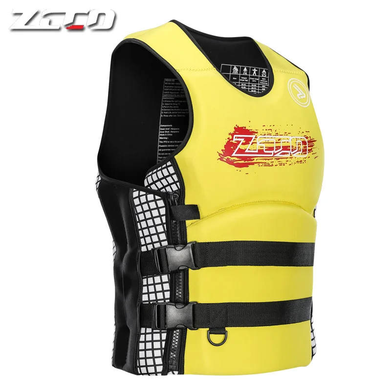 Взрослый спасательный жилет неопрен плавучести катание на лодках и сёрфинг