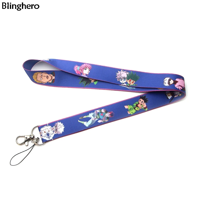 Blinghero Anime Hunter Lanyard For keys Cool Treasure Neck Straps Phone Holder Hang Ropes Kids Accessory BH0204 | Мобильные телефоны