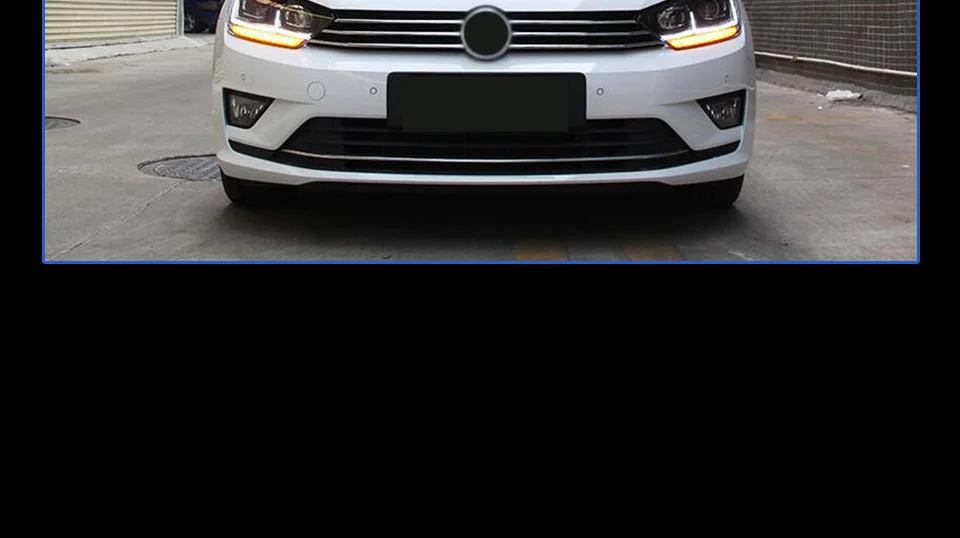 Головной фонарь для VW спортивный фургон Golf- фары Противотуманные фары Дневные ходовые огни DRL H7 светодиодный Биксеноновая лампа автомобильные аксессуары