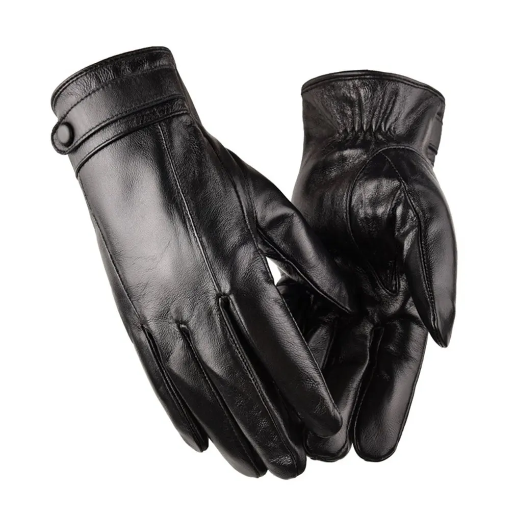 

Sheepskin Men's Leather Gloves Men's Touch Screen Gloves Military Tactical Gloves Warm Soft Men's Gloves Leather Gloves
