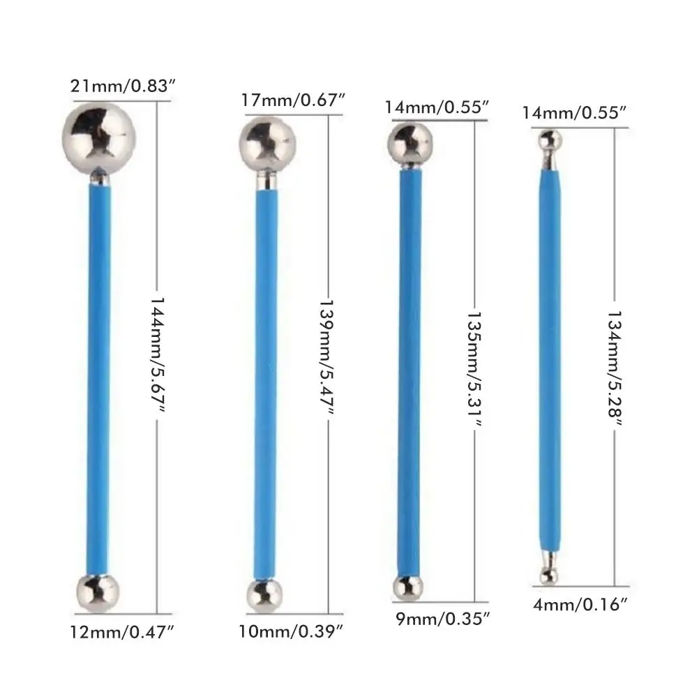 Полимерная глина из нержавеющей стали сделай сам 4 шт. скульптурный инструмент