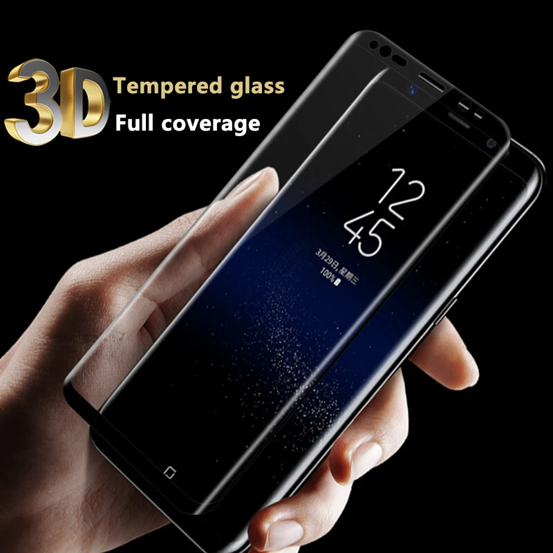 Для Samsung Galaxy S6 Edge S7 S8 S9 S10 Plus S20Ultra Note 8 9 10 3D изогнутое полное покрытие Закаленное