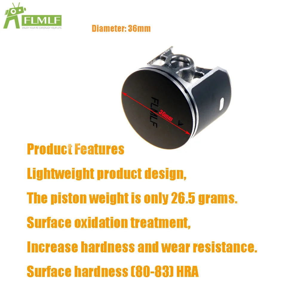 Комплект поршней или колец для соревнований 36 мм двигателя Zenoah 29cc 30.5cc 1/5 HPI ROVAN KM BAJA