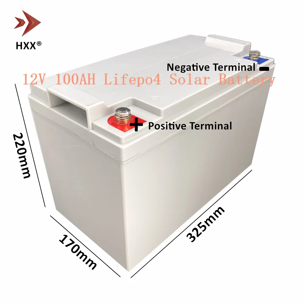 12 V 100Ah литий Батарея блок батарей 12В Lifepo4 батареи многократного цикла глубокого