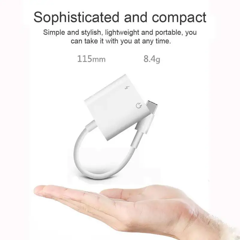 2 в 1 USB C Мужской до 3 5 мм Женский стерео разъем для наушников адаптер аудио Быстрая