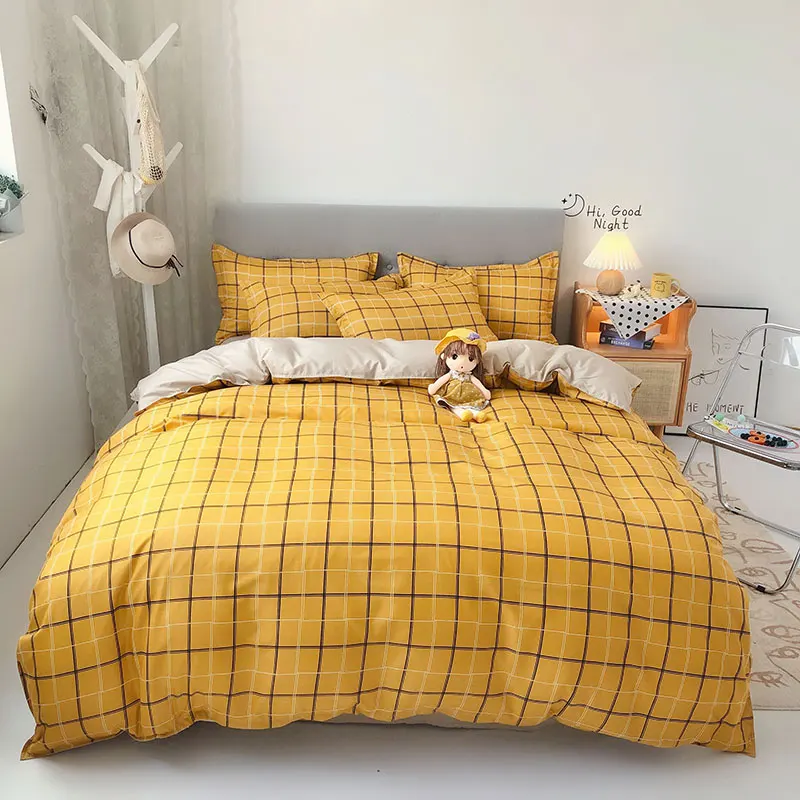 Комплект постельного белья в японском стиле пододеяльник с наволочкой 220x240