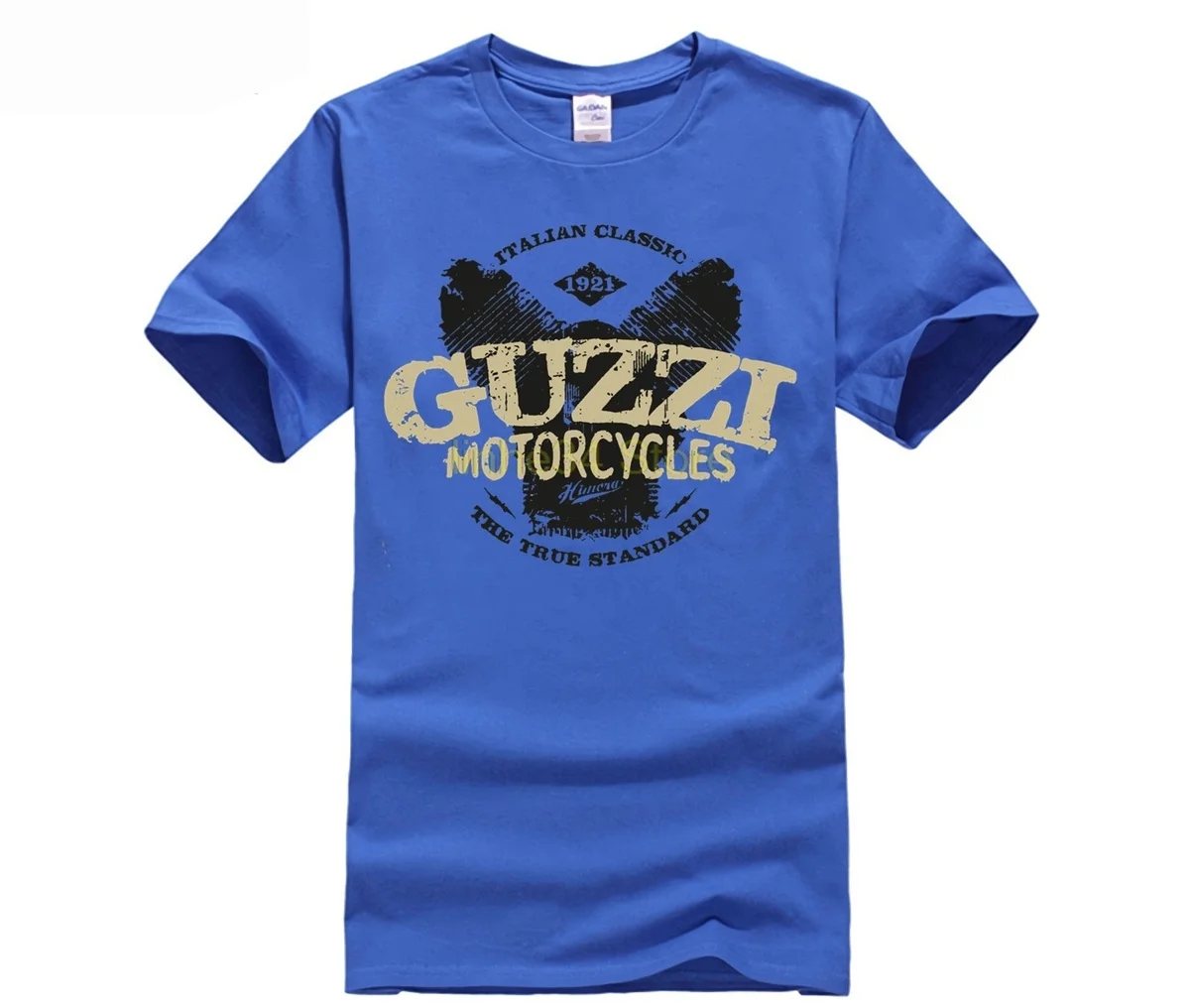 Забавные футболки Guzzi с надписью для мотоциклистов Классическая футболка модная