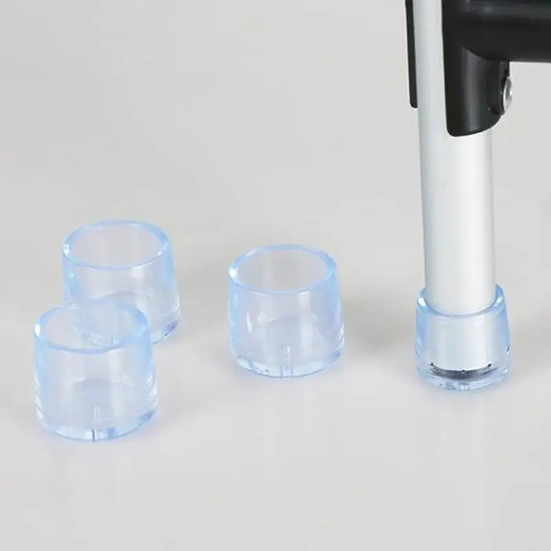 20 шт. прозрачные колпачки для ножек стула нескользящие накладки на ножки мебели