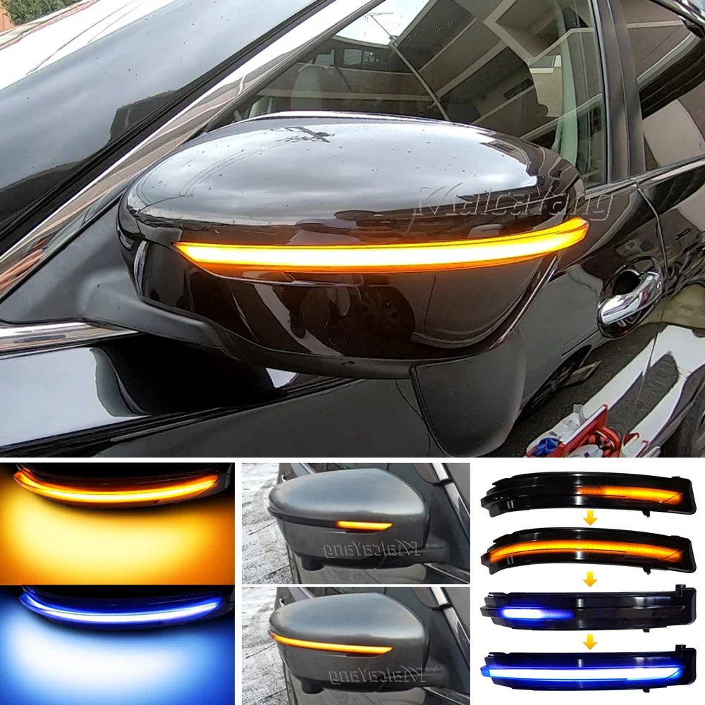 Светодиодный Боковой зеркальный динамический поворотный сигнал