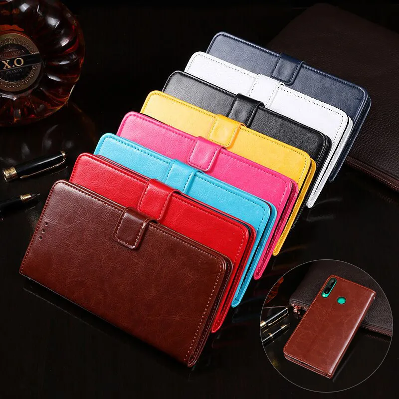 Huawei Y7P Case 6.39 inch Magnetic Flip Crazy Horse Pattern Leather ART-L28 ART-L29 Wallet Cover | Мобильные телефоны и