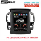 Автомобильный радиоприемник в стиле Tesla Android 10,0 для Lexus RX RX300 RX330 RX350 RX400 RX450 1998-2004 автомобильный DVD-плеер с GPS-навигацией 2din