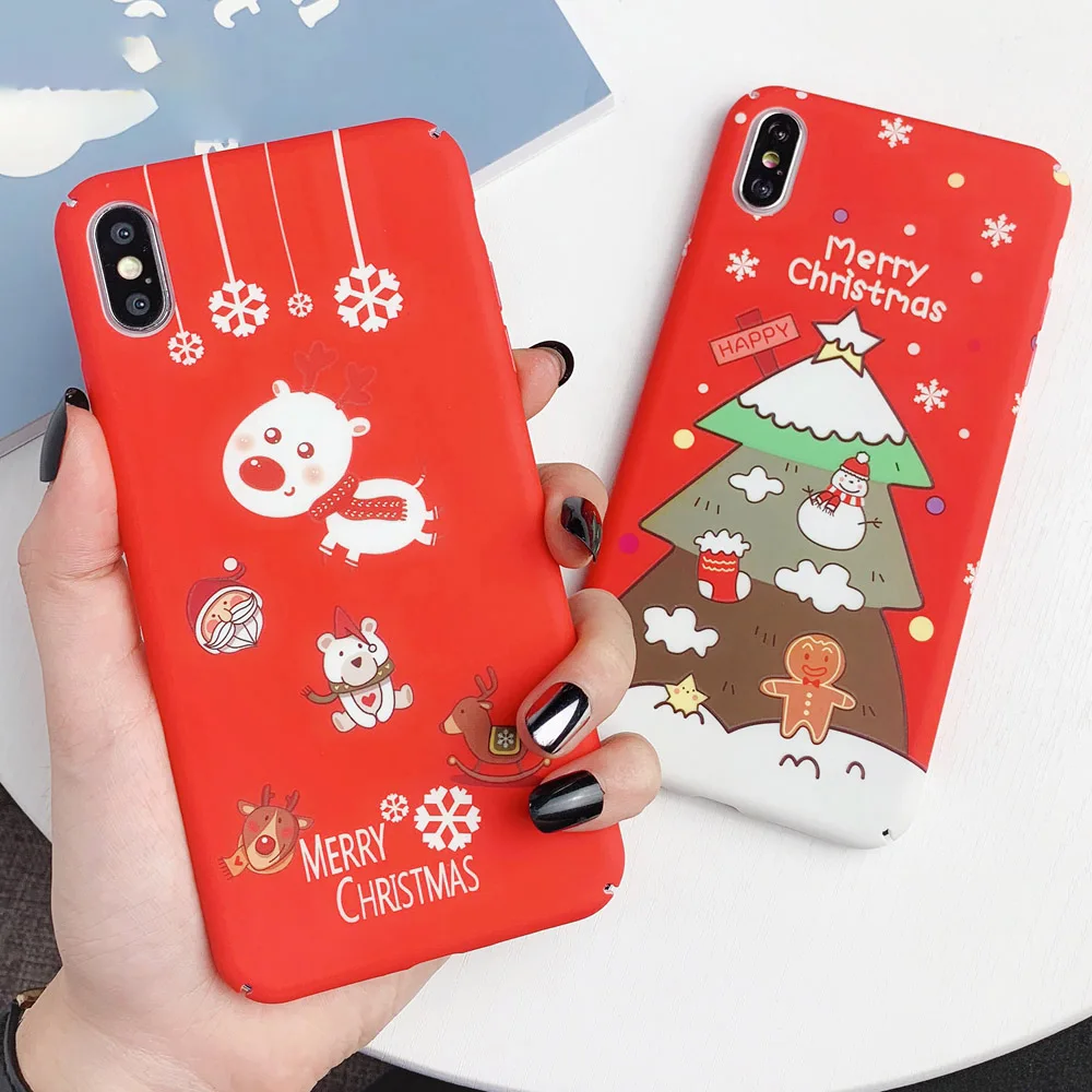 Чехол IER Рождественский светящийся чехол для телефона iPhone 11 Pro Max X 10 XS XR 6 6S 7 8 Plus