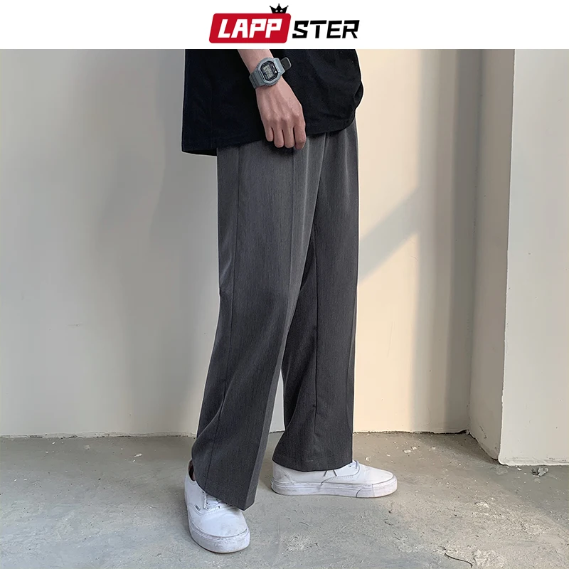 LAPPSTER Мужские Streetwear бегуны Брюки 2019 Mens Hip Hop Black Тренировочные штаны мужчины