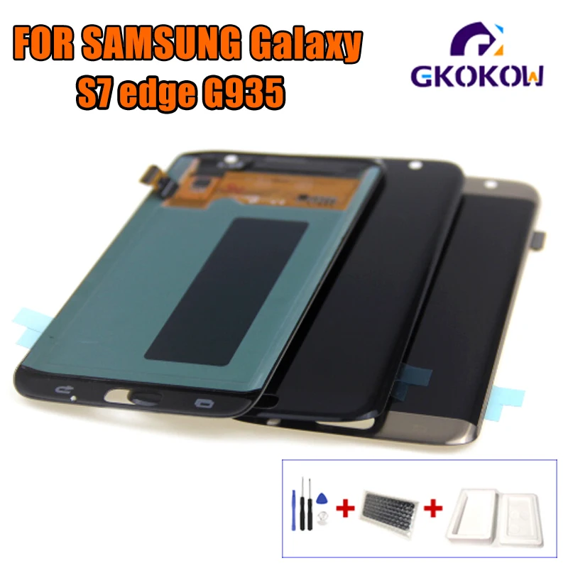 Тестовый ЖК дисплей для samsung S7 edge G935 G935F экран сенсорный дигитайзер сборка|Экраны