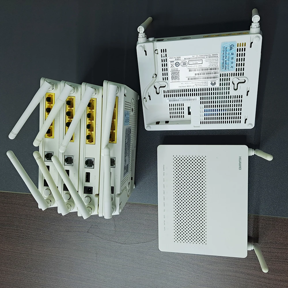 Бесплатная доставка Лучшая цена 4 шт./лот GPON ONU 1 Potes 1ge 3fe USB Wi-Fi волокна ONT HG8545m
